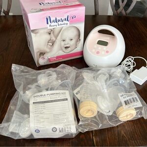 Natural Nursing Technology Breast Pump - Spectra S2 Plus - White and Pink